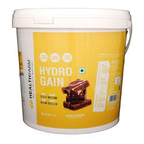 HEALTHFARM Hydro Gain High Protein and High Carbs Mass Gainer,5kg,Flavour-CHOCOLATE GATEU - The Muscle Kart.com