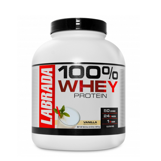 Labrada 100% Whey Protein 4.4lbs Chocolate Flavor - The Muscle Kart.com