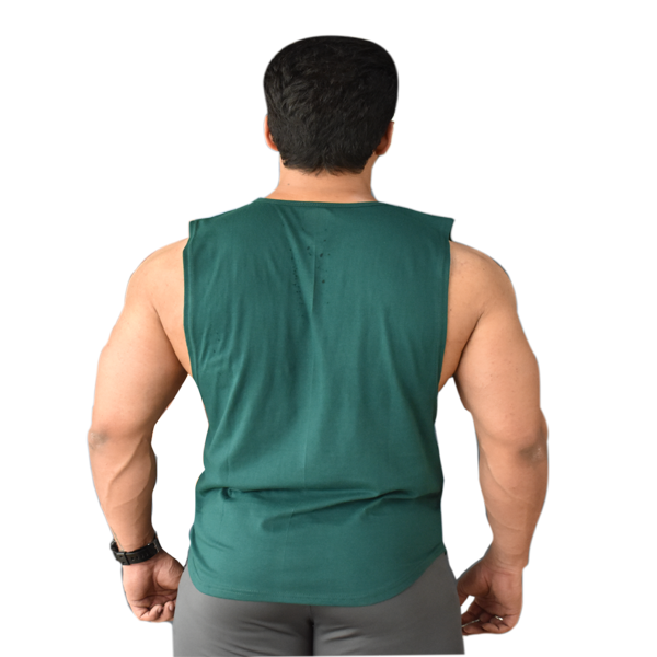 Muscle Fox Arm Day T-Shirt Green - The Muscle Kart.com