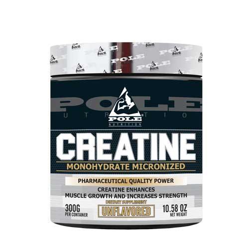 Pole Nutrition Creatine Monohydrate 300gm Unflavoured - The Muscle Kart.com
