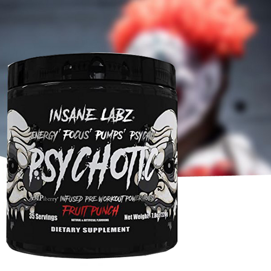 Insane Labz Psychotic Black 35 Servings - The Muscle Kart.com