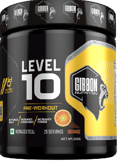 Gibbon Nutrition Level 10 Pre Workout - The Muscle Kart.com