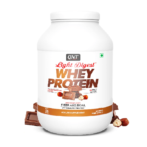 Qnt Light Digest Whey Protein Banana 908Gm - The Muscle Kart.com