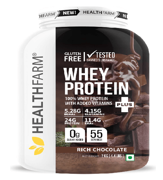 HEALTHFARM Whey Protein 2 kg Chocolate Peanut Butter - The Muscle Kart.com