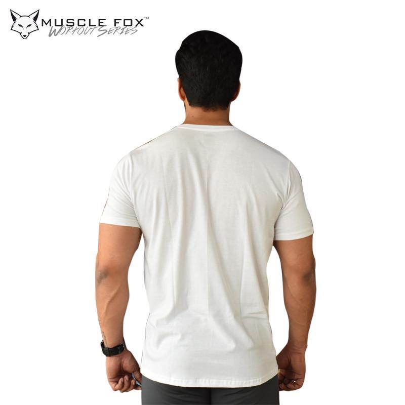 Muscle Fox Superior White T-Shirt - The Muscle Kart.com