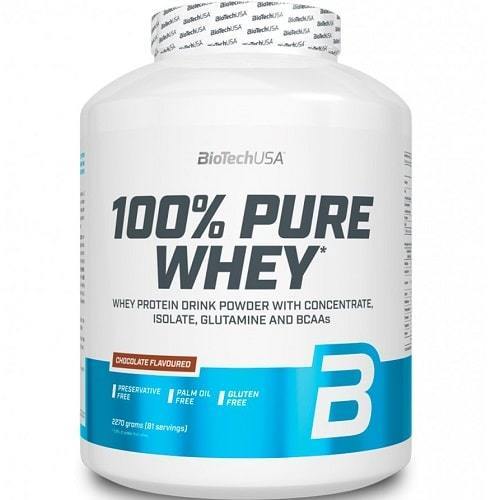 BioTechUSA  Protein 100% Pure Whey Chocolate Flavoured 2270g - The Muscle Kart.com