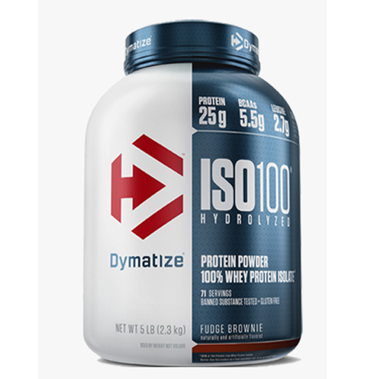 Dymatize Nutrition ISO 100 Whey Protein Isolate Powder - 2.3 kg (Gourmet Chocolate) - The Muscle Kart.com