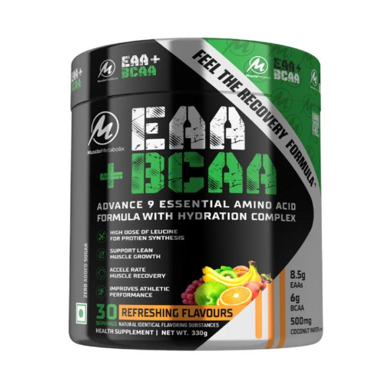 Muscle Metabolix EAA+ BCAA 30 Servings Litchi Squash - The Muscle Kart.com