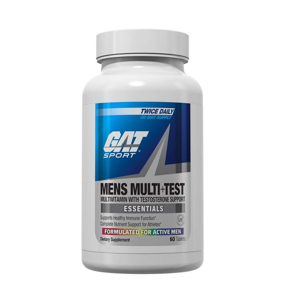 GAT Men Mult+Test 60 Tablets - The Muscle Kart.com
