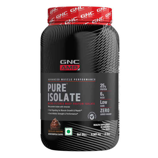 GNC AMP Pure Isolate Zero Carb 2 lbs  (Chocolate)
