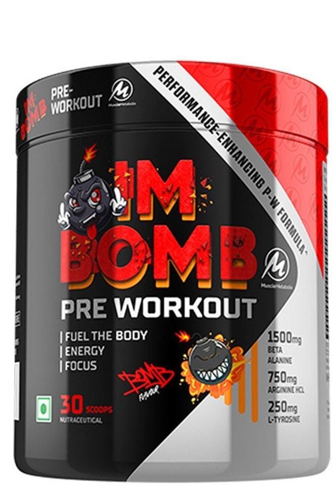 MuscleMetabolix IM BOMB- PRE WORKOUT Litchi Squesh  30Servings - The Muscle Kart.com