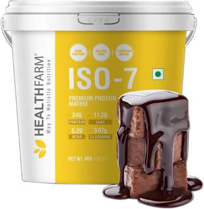 HEALTHFARM isolate whey protein/ISO 7 Whey Protein  (4 kg, DEATH BY CHOCOLATE) - The Muscle Kart.com