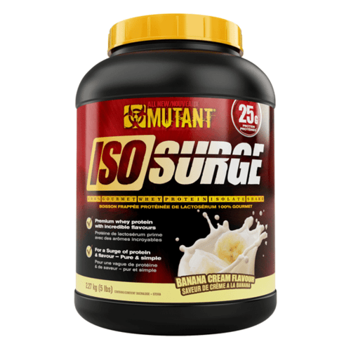 Mutant Iso Surge 5 lbs, 2.27 kg Banana Cream - The Muscle Kart.com