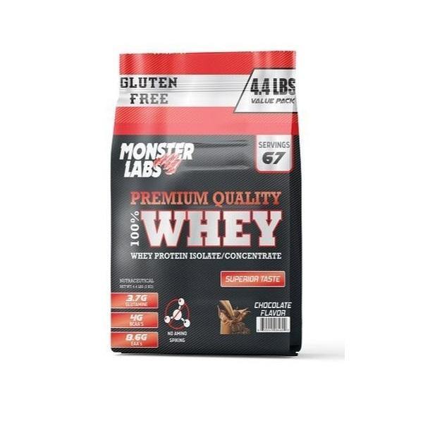 Monster Labs 100% Whey 4.4Lbs Chocolate - The Muscle Kart.com