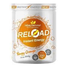 Healthfarm Reload Instant Energy|Restore Energy and Electrolytes(1kg Tangi Orange) - The Muscle Kart.com
