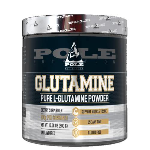 Pole Nutrition Glutamine, 300 Grams - The Muscle Kart.com