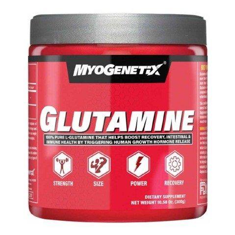 MYOGENETIX Glutamine, 300g, Unflavoured - The Muscle Kart.com