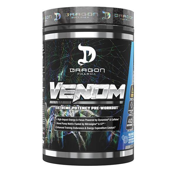 Dragon Pharma Venom 30 Servings (Blue Razz) - The Muscle Kart.com