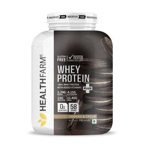 HEALTHFARM Whey Protein 2 kg Kesar Kaju Pista - The Muscle Kart.com